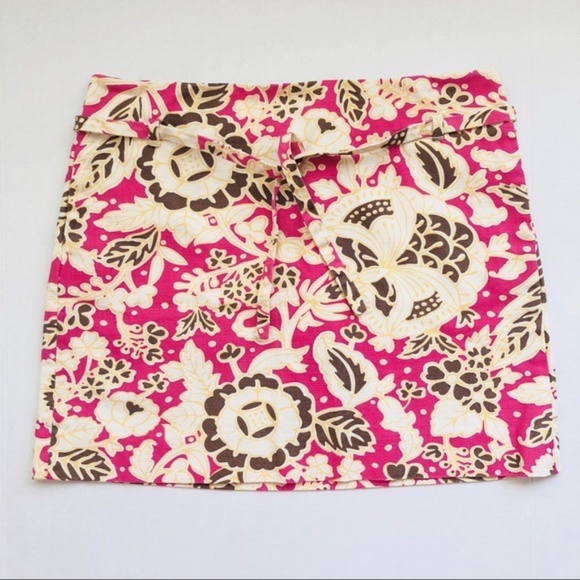 J. Crew Floral Mini Skirt Size 4 - Picture 5 of 6